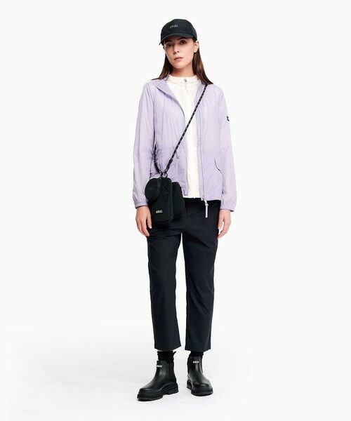 AIGLE / エーグル ナイロンジャケット | 超軽量 撥水 UVカット フーディショートジャケット | 詳細8