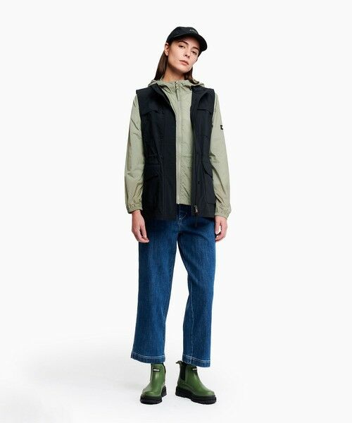 AIGLE / エーグル ナイロンジャケット | 超軽量 撥水 UVカット フーディショートジャケット | 詳細15