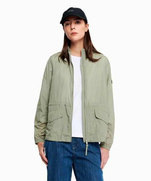 AIGLE / エーグル ナイロンジャケット | 超軽量 撥水 UVカット フーディショートジャケット | 詳細17