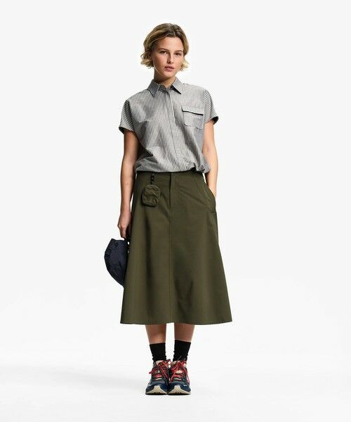 AIGLE / エーグル シャツ・ブラウス | 吸水速乾 クールマックス  ウーブンストライプシャツ / 裾ドローコード | 詳細5