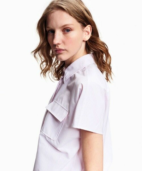 AIGLE / エーグル シャツ・ブラウス | 吸水速乾 クールマックス  ウーブンストライプシャツ / 裾ドローコード | 詳細14