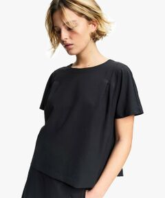 AIGLE / エーグル シャツ・ブラウス | リラックスフィット ダブルプリーツ入り半袖ブラウス