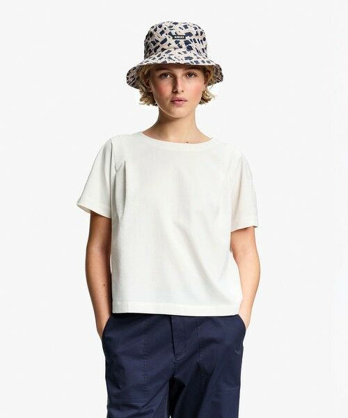 AIGLE / エーグル シャツ・ブラウス | リラックスフィット ダブルプリーツ入り半袖ブラウス | 詳細7