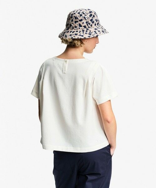 AIGLE / エーグル シャツ・ブラウス | リラックスフィット ダブルプリーツ入り半袖ブラウス | 詳細8