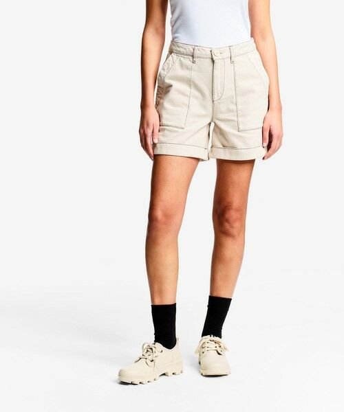 AIGLE / エーグル ショート・ハーフ・半端丈パンツ | ライトツイル セーラーショーツ / ショートパンツ（ホワイト）