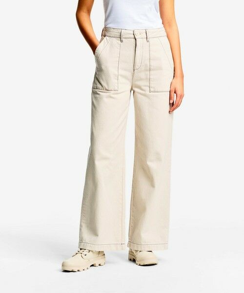 AIGLE / エーグル その他パンツ | ライトツイル セーラーパンツ ワイドストレートパンツ | 詳細2