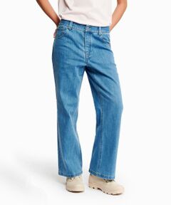 AIGLE / エーグル デニムパンツ | オーガニックコットン ストレート ストレッチデニム ジーンズ