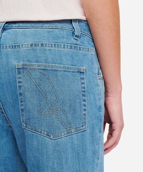 AIGLE / エーグル デニムパンツ | オーガニックコットン ストレート ストレッチデニム ジーンズ | 詳細3