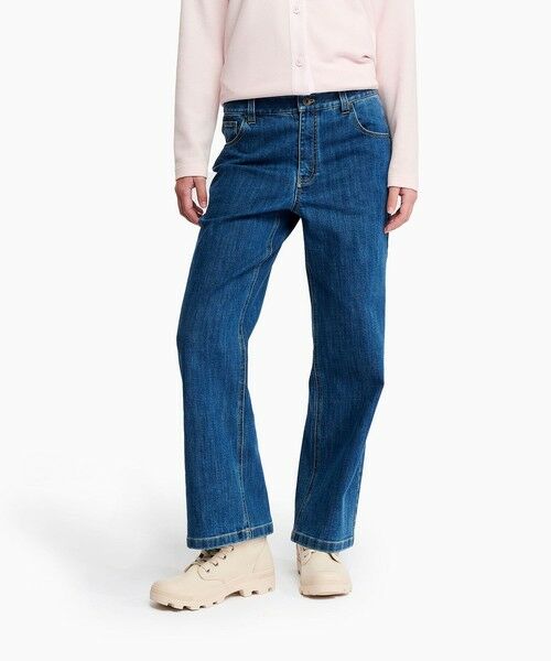 AIGLE / エーグル デニムパンツ | オーガニックコットン ストレート ストレッチデニム ジーンズ | 詳細4