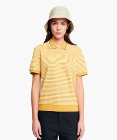 AIGLE / エーグル ポロシャツ | UVカット ストライプ 半袖ポロシャツ