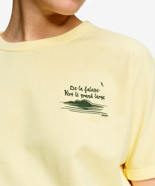 AIGLE / エーグル Tシャツ | UVカット 吸水速乾 ワンポイントグラフィック半袖Tシャツ | 詳細4