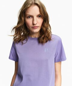 AIGLE / エーグル Tシャツ | 接触冷感 ミックス素材 半袖ロゴTシャツ