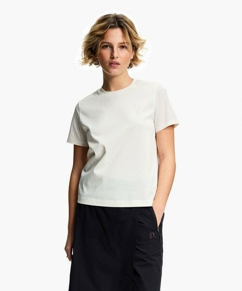 AIGLE / エーグル Tシャツ | 接触冷感 ミックス素材 半袖ロゴTシャツ | 詳細6
