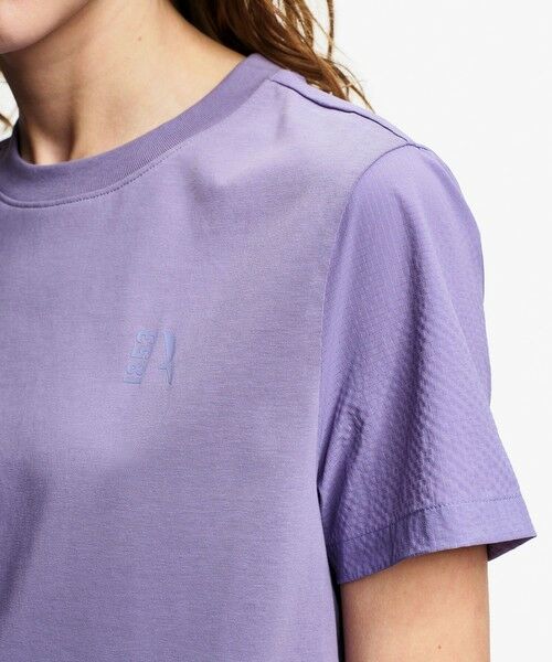 AIGLE / エーグル Tシャツ | 接触冷感 ミックス素材 半袖ロゴTシャツ | 詳細9