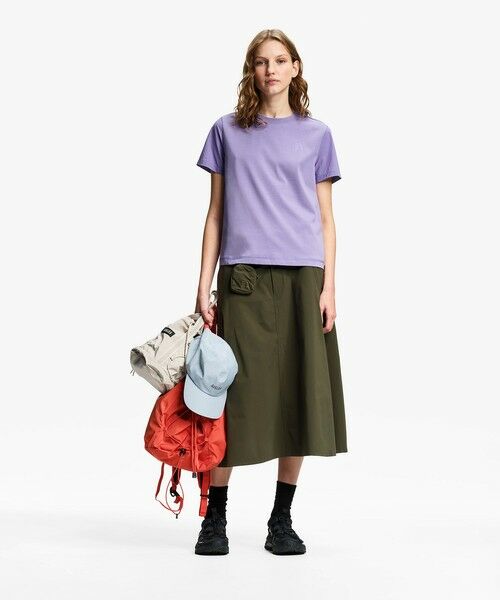 AIGLE / エーグル Tシャツ | 接触冷感 ミックス素材 半袖ロゴTシャツ | 詳細10