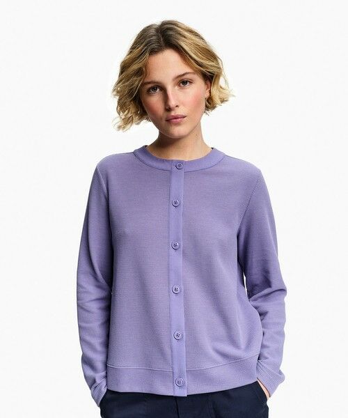 AIGLE / エーグル カーディガン・ボレロ | UVC 長袖ワッフルカーディガン（パープル）