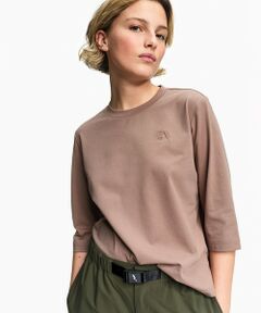 AIGLE / エーグル Tシャツ | プライムフレックス DFT UVC 3/4スリーブ ワンポイントロゴ刺繍 7分袖Tシャツ