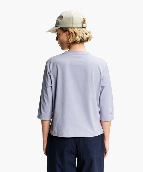 AIGLE / エーグル Tシャツ | プライムフレックス DFT UVC 3/4スリーブ ワンポイントロゴ刺繍 7分袖Tシャツ | 詳細2