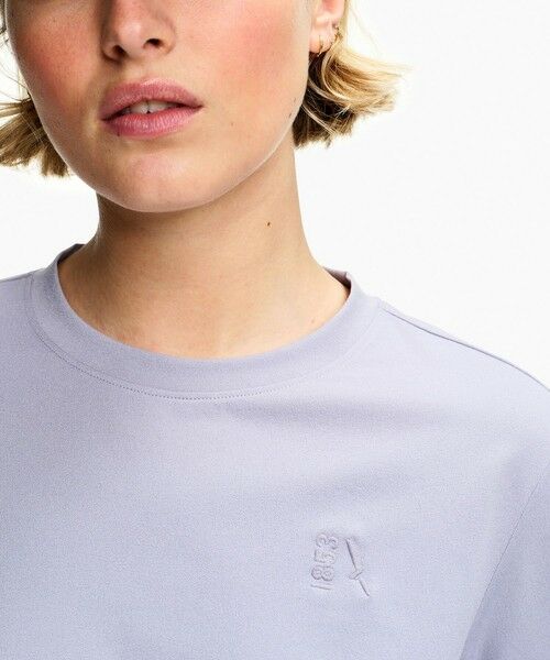 AIGLE / エーグル Tシャツ | プライムフレックス DFT UVC 3/4スリーブ ワンポイントロゴ刺繍 7分袖Tシャツ | 詳細3