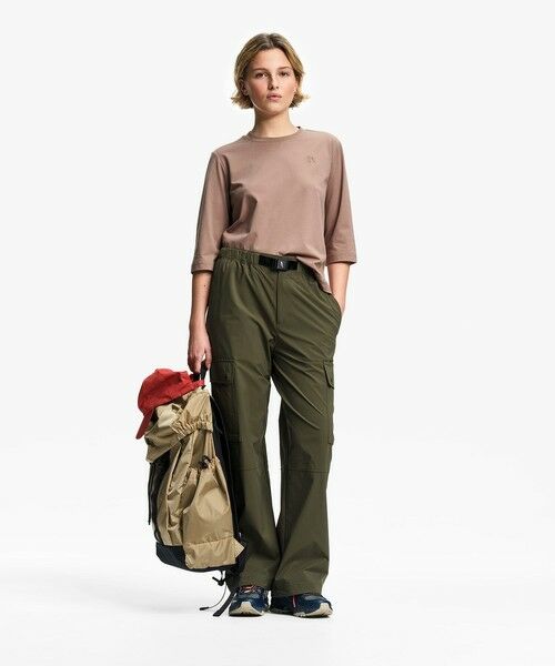 AIGLE / エーグル Tシャツ | プライムフレックス DFT UVC 3/4スリーブ ワンポイントロゴ刺繍 7分袖Tシャツ | 詳細7