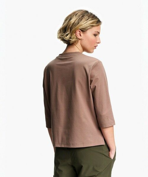 AIGLE / エーグル Tシャツ | プライムフレックス DFT UVC 3/4スリーブ ワンポイントロゴ刺繍 7分袖Tシャツ | 詳細10