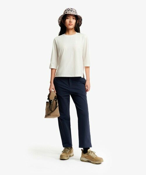 AIGLE / エーグル Tシャツ | プライムフレックス DFT UVC 3/4スリーブ ワンポイントロゴ刺繍 7分袖Tシャツ | 詳細12