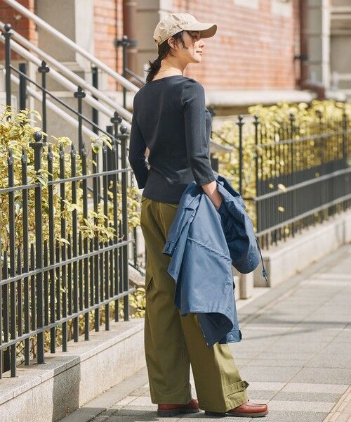 AIGLE / エーグル Tシャツ | ボートネック 七分袖Tシャツ | 詳細12