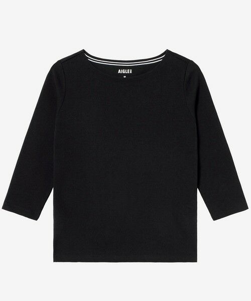 AIGLE / エーグル Tシャツ | ボートネック 七分袖Tシャツ | 詳細14