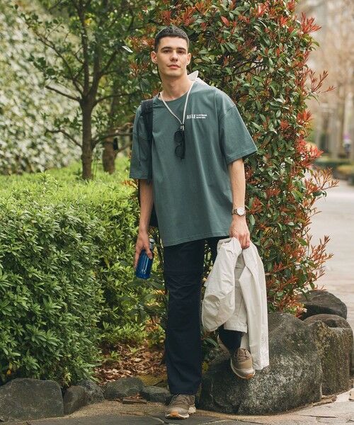 AIGLE / エーグル Tシャツ | AIGLE オーバーサイズバックプリントロゴ 半袖Tシャツ | 詳細1