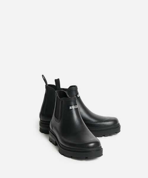 AIGLE / エーグル レインシューズ | チェルシーレイン ラバーブーツ(ブラック)