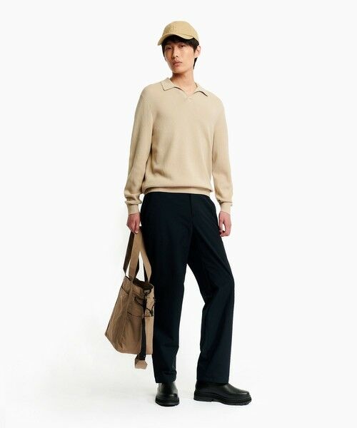 AIGLE / エーグル ニット・セーター | ロングスリーブ プルオーバー スキッパーネックポロニットシャツ | 詳細1