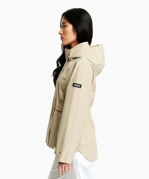 AIGLE / エーグル その他アウター | GORE-TEX ゴアテックス 防水 透湿 防風 2レイヤー ミドル丈ジャケット / フード取り外し可 | 詳細5