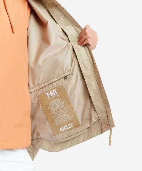 AIGLE / エーグル その他アウター | GORE-TEX ゴアテックス 防水 透湿 防風 2レイヤー ミドル丈ジャケット / フード取り外し可 | 詳細7