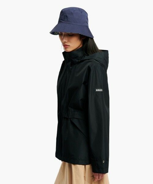 AIGLE / エーグル その他アウター | GORE-TEX ゴアテックス 防水 透湿 防風 2レイヤー ミドル丈ジャケット / フード取り外し可 | 詳細12