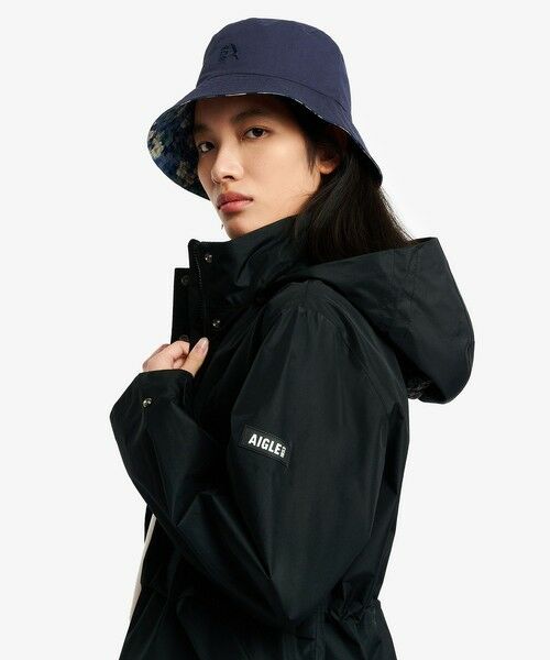 AIGLE / エーグル その他アウター | GORE-TEX ゴアテックス 防水 透湿 防風 2レイヤー ミドル丈ジャケット / フード取り外し可 | 詳細8