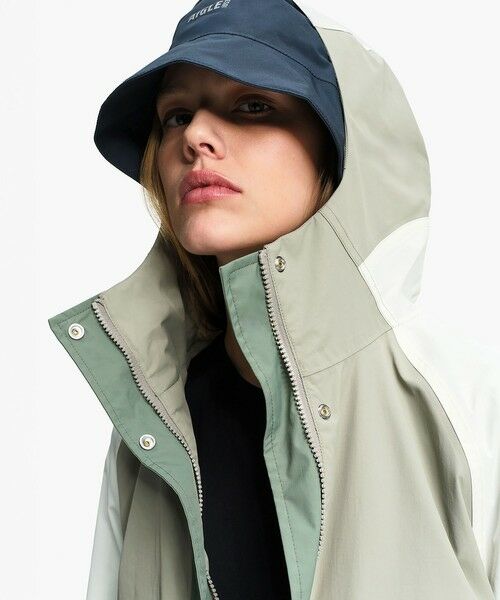 AIGLE / エーグル その他アウター | 透湿 防水シーム カラーブロック ショートフレアジャケット | 詳細2