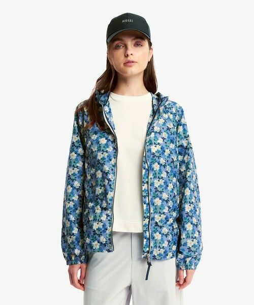 AIGLE / エーグル ナイロンジャケット | 【LIBERTY】撥水 エクストラライト フーディジャケット | 詳細8