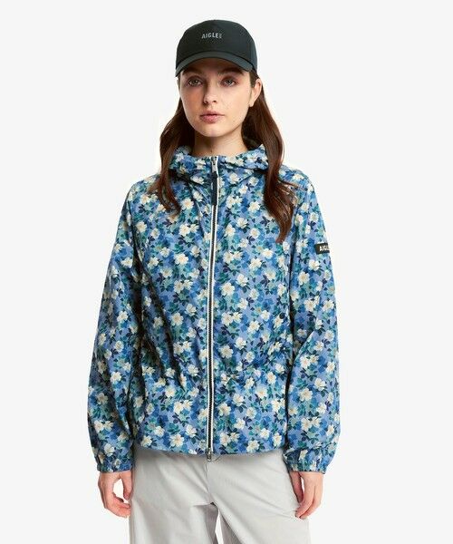 AIGLE / エーグル ナイロンジャケット | 【LIBERTY】撥水 エクストラライト フーディジャケット | 詳細9