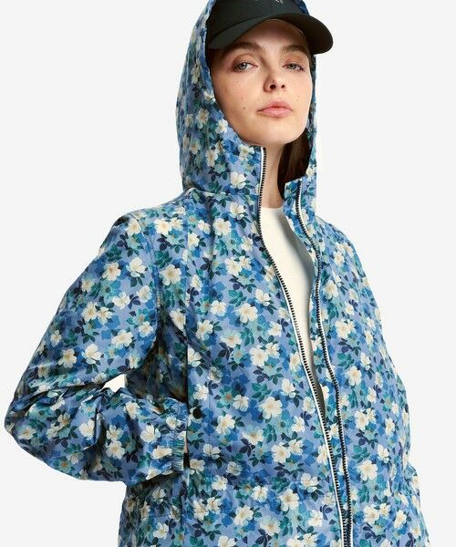 AIGLE / エーグル ナイロンジャケット | 【LIBERTY】撥水 エクストラライト フーディジャケット（ブルー）