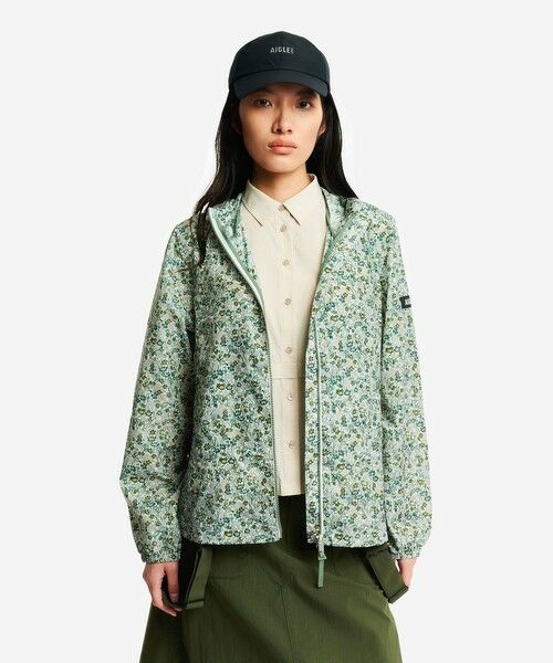 AIGLE / エーグル ナイロンジャケット | 【LIBERTY】撥水 エクストラライト フーディジャケット | 詳細14