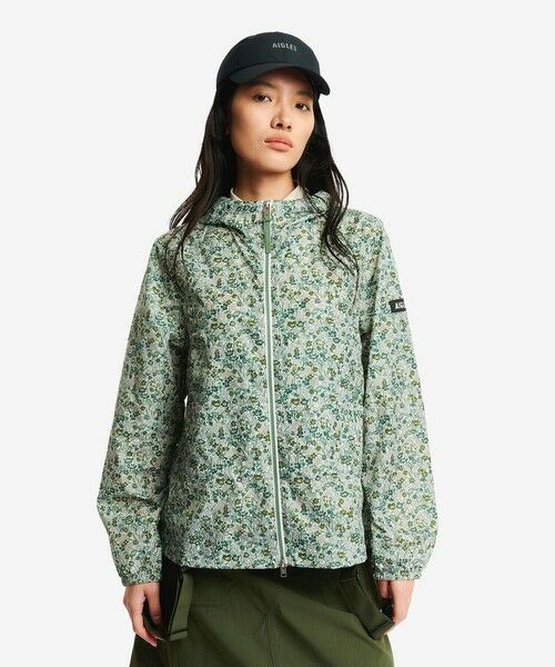 AIGLE / エーグル ナイロンジャケット | 【LIBERTY】撥水 エクストラライト フーディジャケット | 詳細15