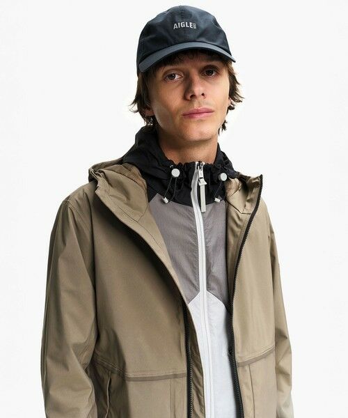 AIGLE / エーグル その他アウター | GORE-TEX ゴアテックス 防風 防水 透湿 2レイヤー ライトウェイト ショートフーデッドジャケット | 詳細2