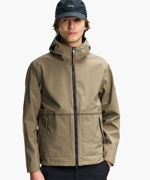 AIGLE / エーグル その他アウター | GORE-TEX ゴアテックス 防風 防水 透湿 2レイヤー ライトウェイト ショートフーデッドジャケット | 詳細4
