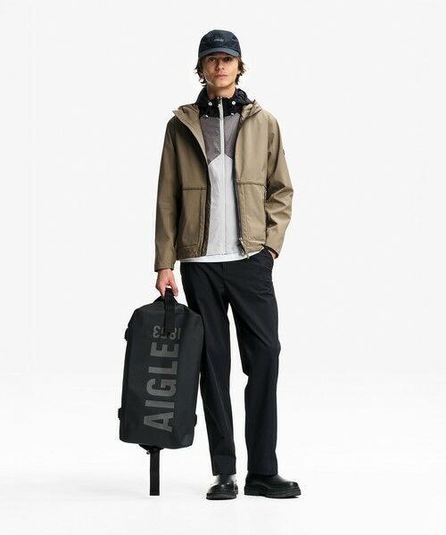 AIGLE / エーグル その他アウター | GORE-TEX ゴアテックス 防風 防水 透湿 2レイヤー ライトウェイト ショートフーデッドジャケット | 詳細1