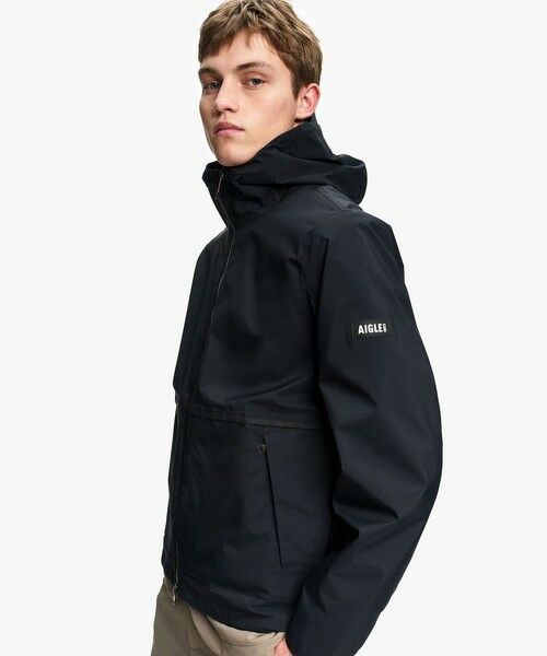 AIGLE / エーグル その他アウター | GORE-TEX ゴアテックス 防風 防水 透湿 2レイヤー ライトウェイト ショートフーデッドジャケット | 詳細12