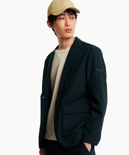 AIGLE / エーグル テーラードジャケット | 撥水 UVカット サマーブレザー シェルジャケット / テーラードジャケット | 詳細1