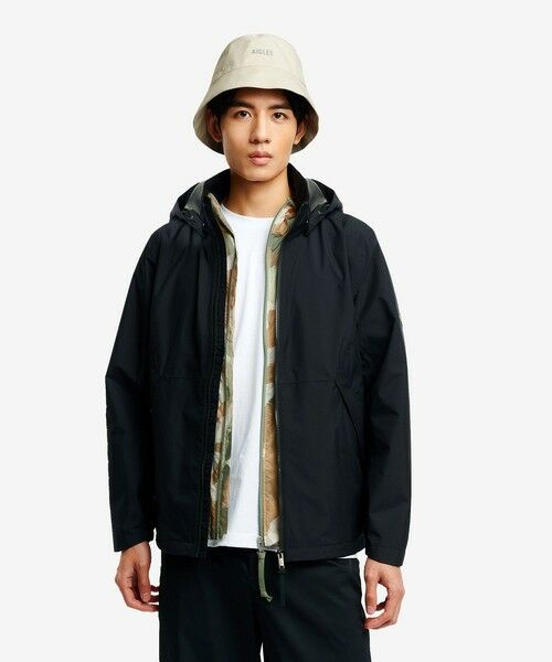 AIGLE / エーグル その他アウター | 透湿防水 PERTEX 2.5レイヤー ライトウェイトジャケット / フード取り外し可 | 詳細4