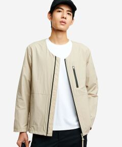 AIGLE / エーグル ノーカラージャケット | 撥水 ノーカラージャケット