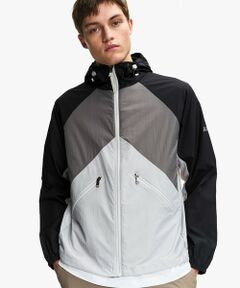 AIGLE / エーグル ナイロンジャケット | 撥水 超軽量 リップストップ バイカラー ナイロンブルゾンジャケット