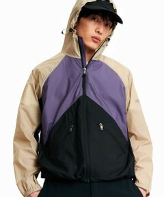 AIGLE / エーグル ナイロンジャケット | 撥水 超軽量 リップストップ バイカラー ナイロンブルゾンジャケット